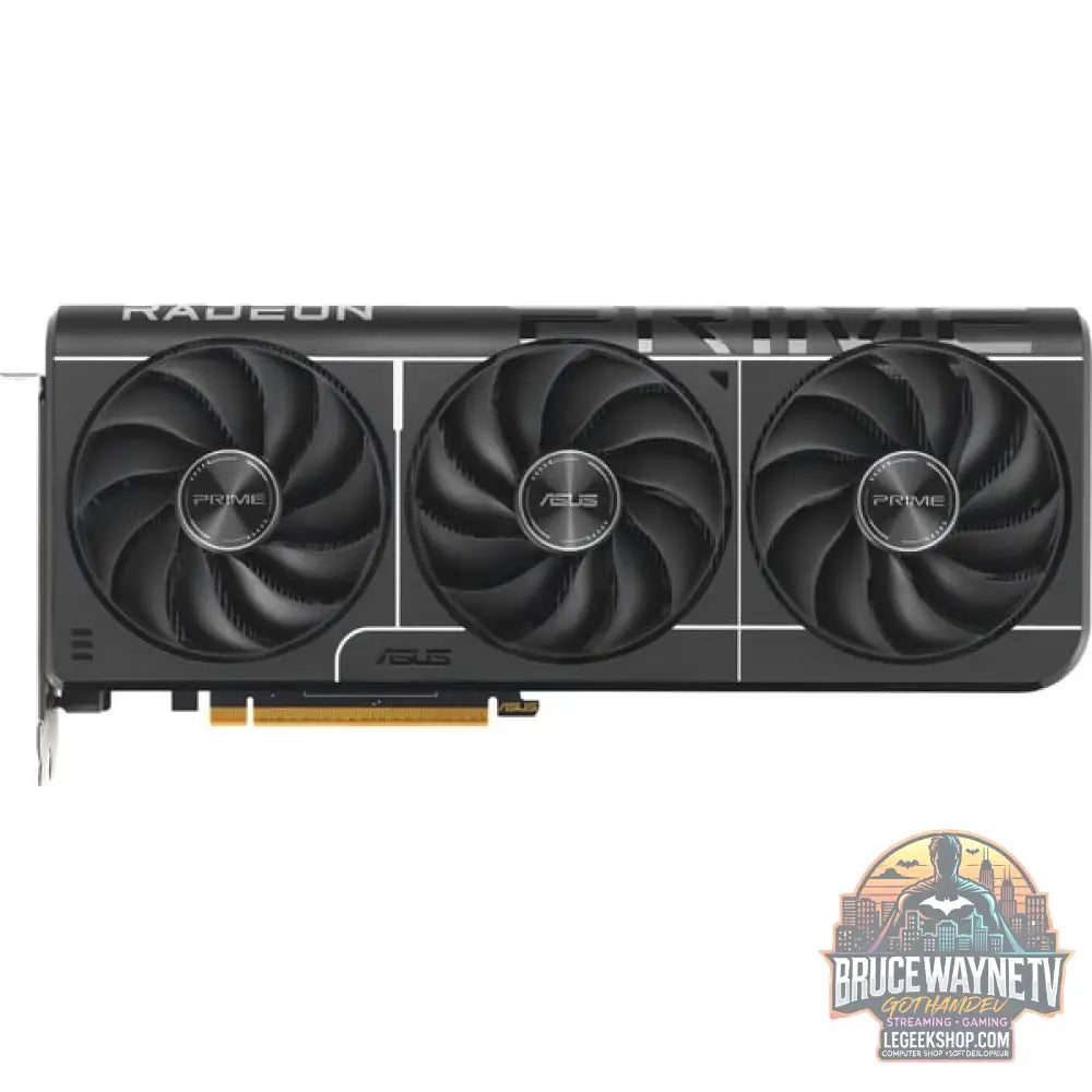 ASUS Radeon RX 9070 OC PRIME EVO Edition 16GB, carte graphique gris, RDNA4, GDDR6, 3x DisplayPort, 1x HDMI - ASUS - vue 5