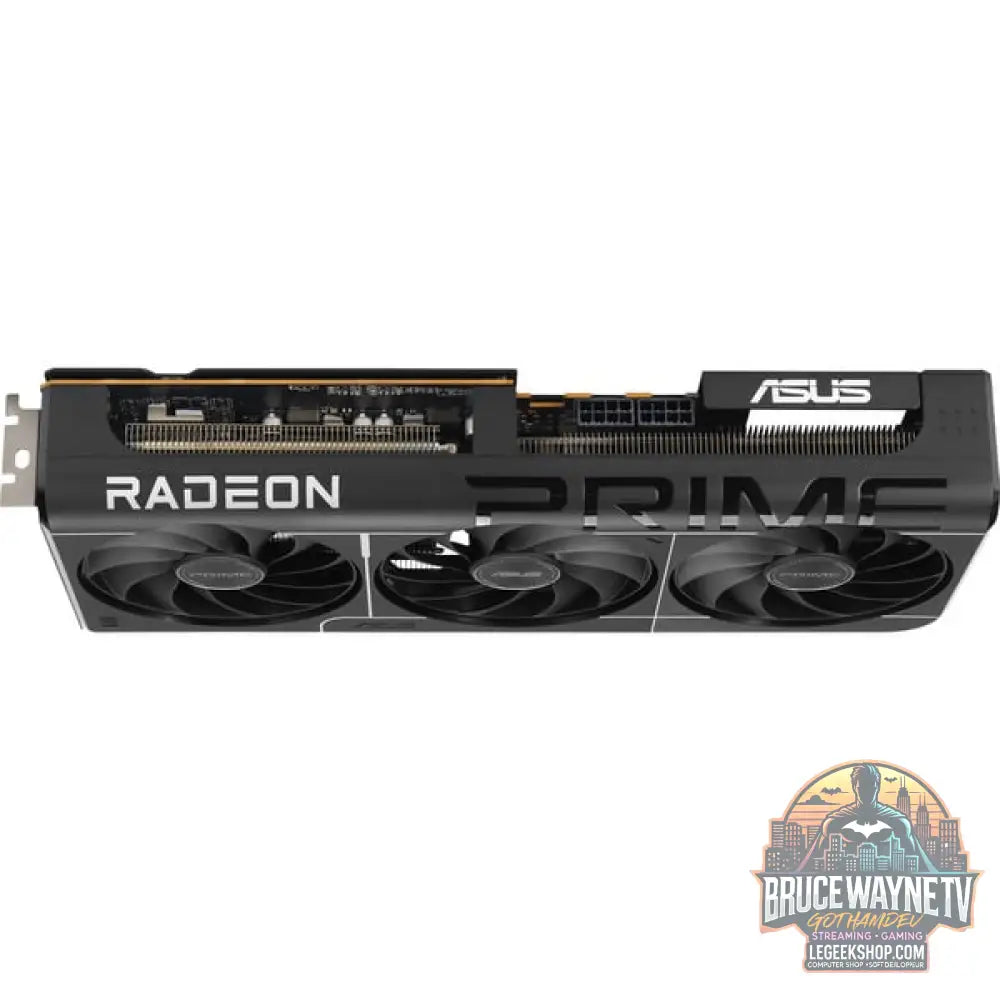 ASUS Radeon RX 9070 OC PRIME EVO Edition 16GB, carte graphique gris, RDNA4, GDDR6, 3x DisplayPort, 1x HDMI - ASUS - vue 9