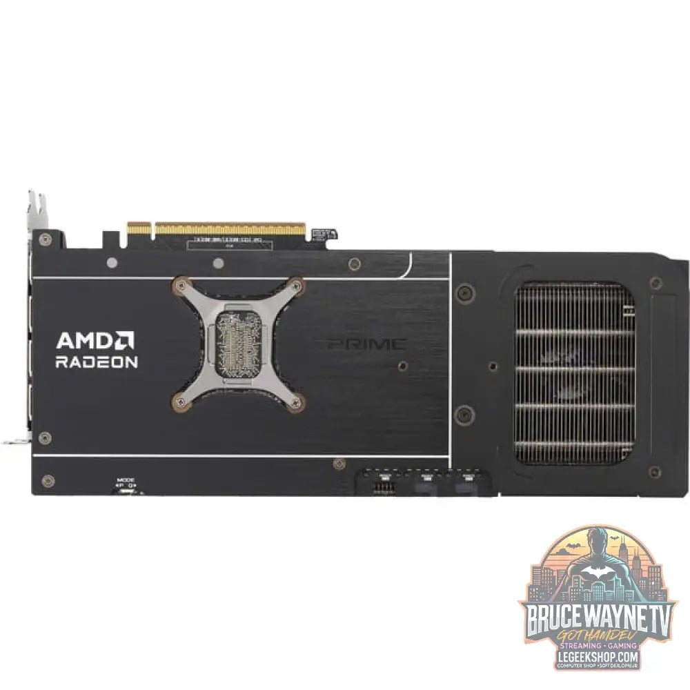 ASUS Radeon RX 9070 PRIME GAMING OC, carte graphique gris, RDNA4, GDDR6, 3x DisplayPort, 1x HDMI - ASUS - vue 7