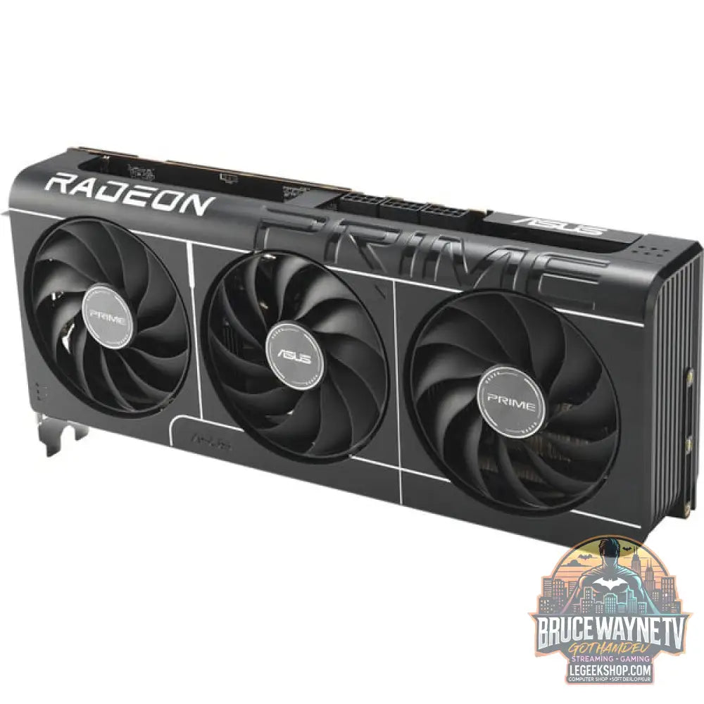 ASUS Radeon RX 9070 XT PRIME GAMING OC, carte graphique gris, RDNA4, GDDR6, 3x DisplayPort, 1x HDMI 2.1 - ASUS - vue 5