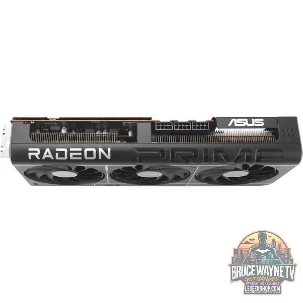 ASUS Radeon RX 9070 XT PRIME GAMING OC, carte graphique gris, RDNA4, GDDR6, 3x DisplayPort, 1x HDMI 2.1 - ASUS - vue 6