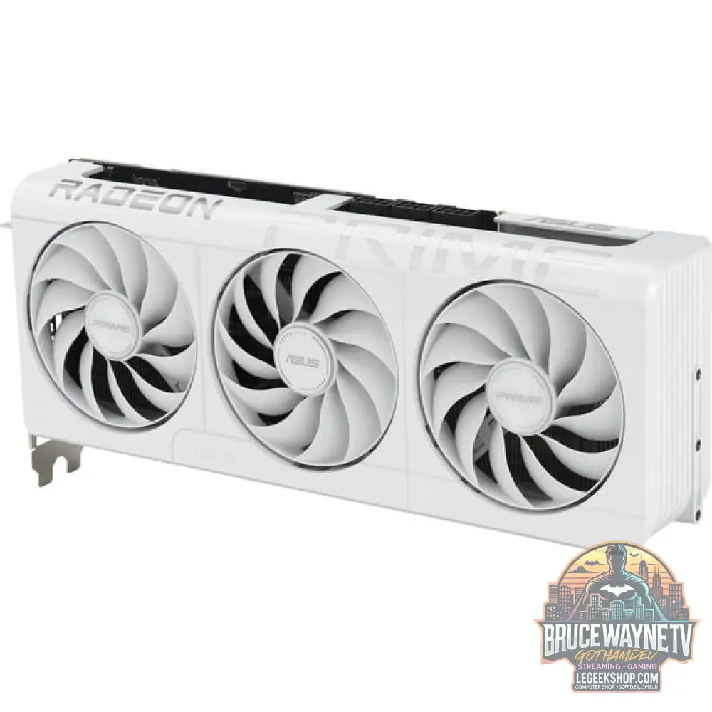 ASUS Radeon RX 9070 XT PRIME WHITE OC Edition, carte graphique blanc, RDNA4, GDDR6, 3x DisplayPort, 1x HDMI 2.1 - ASUS - vue 7