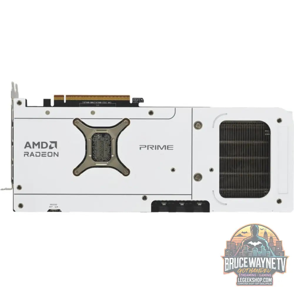 ASUS Radeon RX 9070 XT PRIME WHITE OC Edition, carte graphique blanc, RDNA4, GDDR6, 3x DisplayPort, 1x HDMI 2.1 - ASUS - vue 10