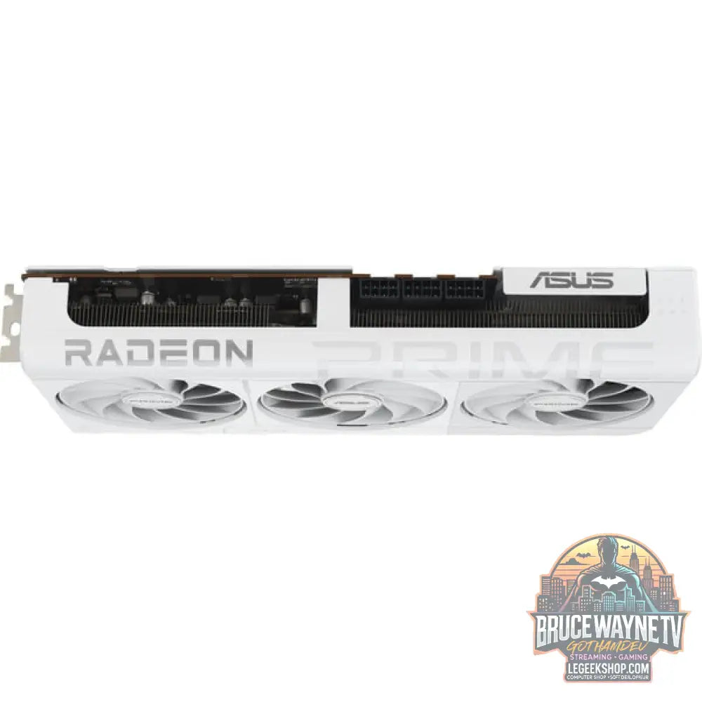 ASUS Radeon RX 9070 XT PRIME WHITE OC Edition, carte graphique blanc, RDNA4, GDDR6, 3x DisplayPort, 1x HDMI 2.1 - ASUS - vue 8