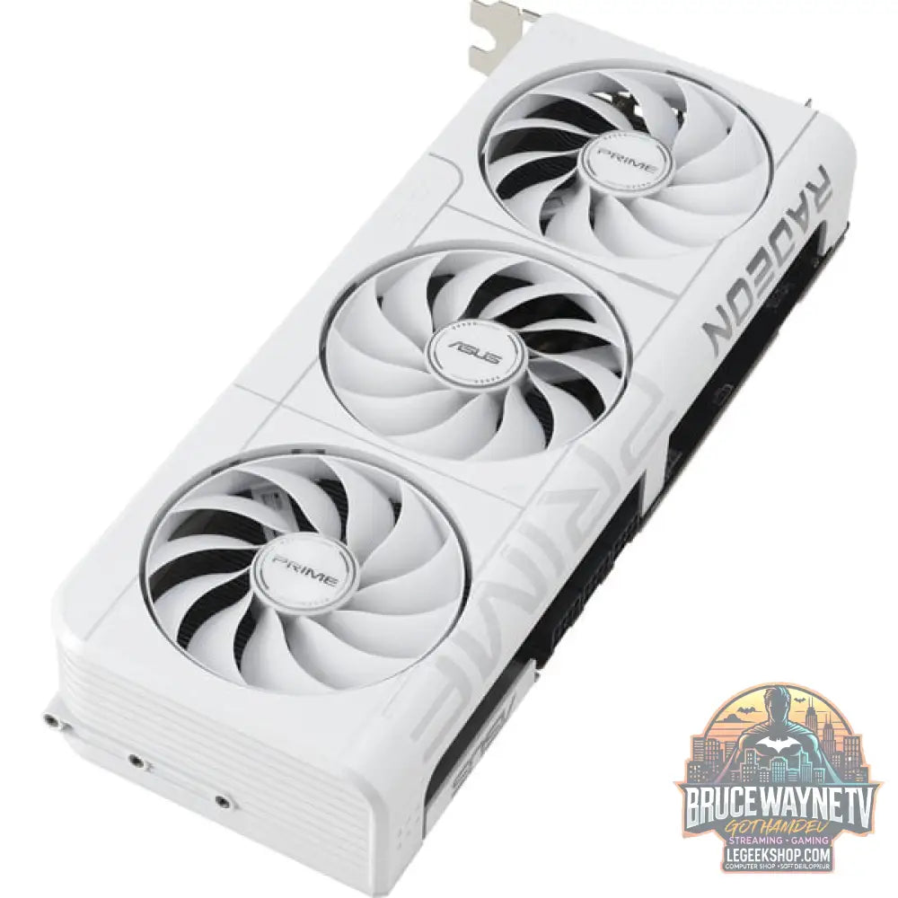 ASUS Radeon RX 9070 XT PRIME WHITE OC Edition, carte graphique blanc, RDNA4, GDDR6, 3x DisplayPort, 1x HDMI 2.1 - ASUS - vue 6