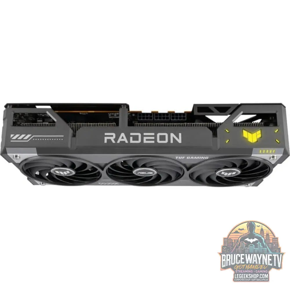 ASUS Radeon RX 9070 XT TUF GAMING OC, carte graphique gris, RDNA4, GDDR6, 3x DisplayPort, 1x HDMI 2.1 - ASUS - vue 6