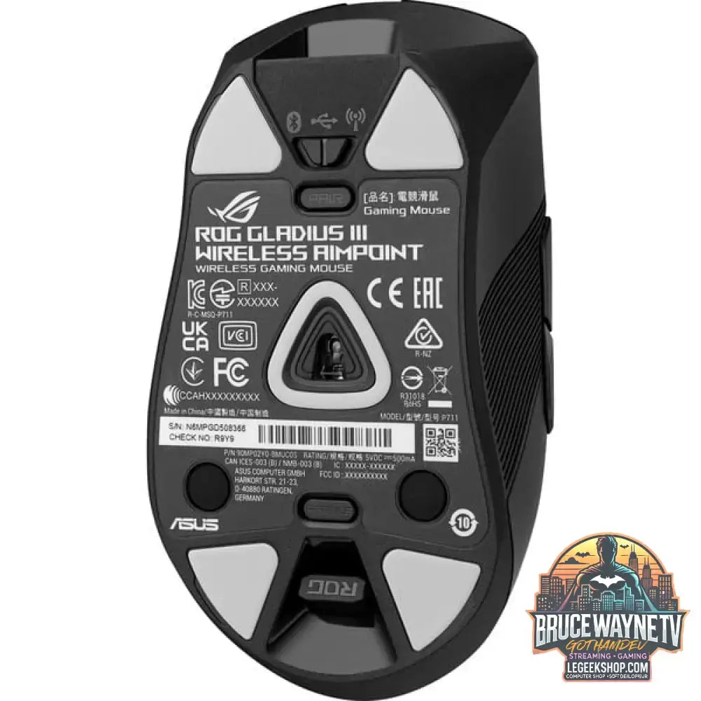 ASUS ROG Gladius III Wireless Aimpoint, souris gaming - vue 5