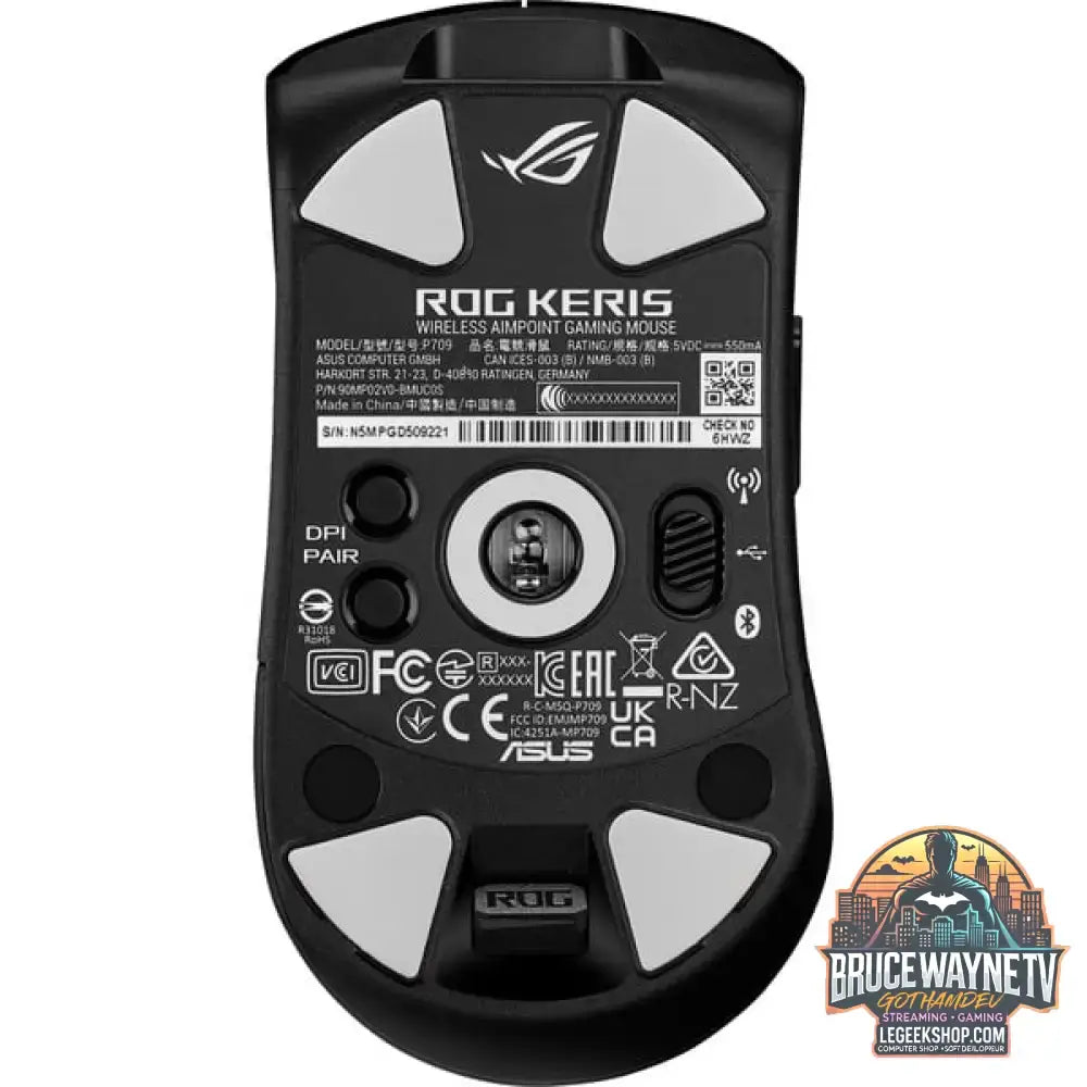 ASUS ROG Keris Wireless Aimpoint, souris gaming - vue 4