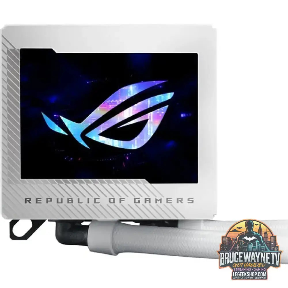 ASUS ROG RYUJIN III 240 ARGB White Edition, Wasserkühlung weiß - ASUS - vue 6