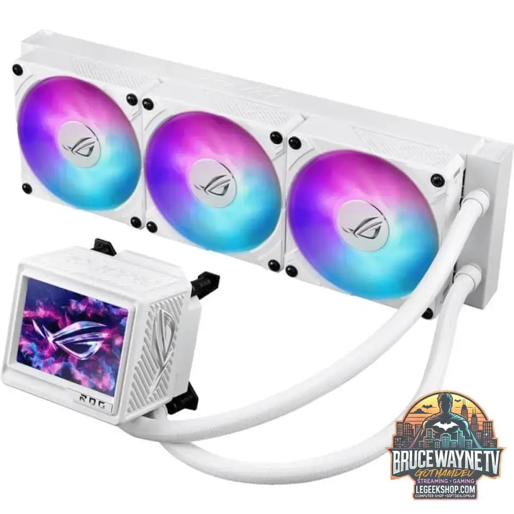 ASUS ROG Ryujin III 360 ARGB Extreme White, Wasserkühlung weiß - ASUS - vue 19