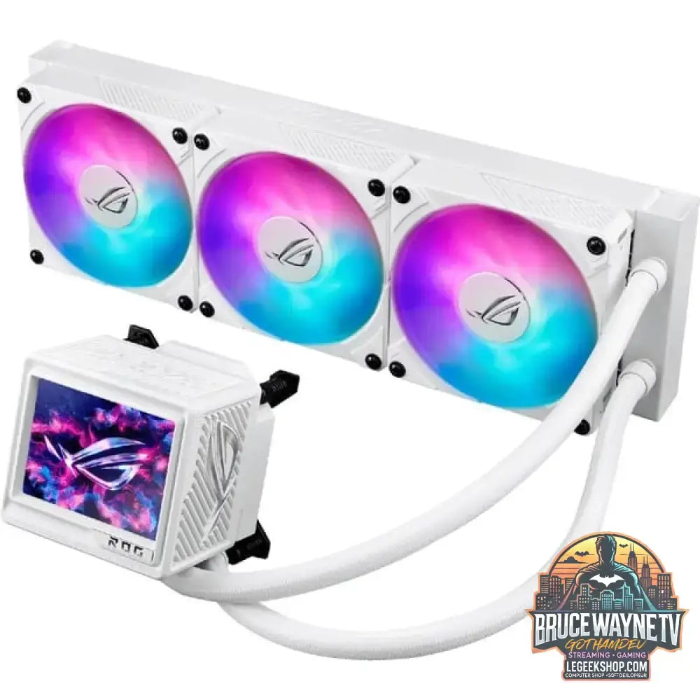 ASUS ROG Ryujin III 360 ARGB Extreme White, Wasserkühlung weiß - ASUS - vue 3