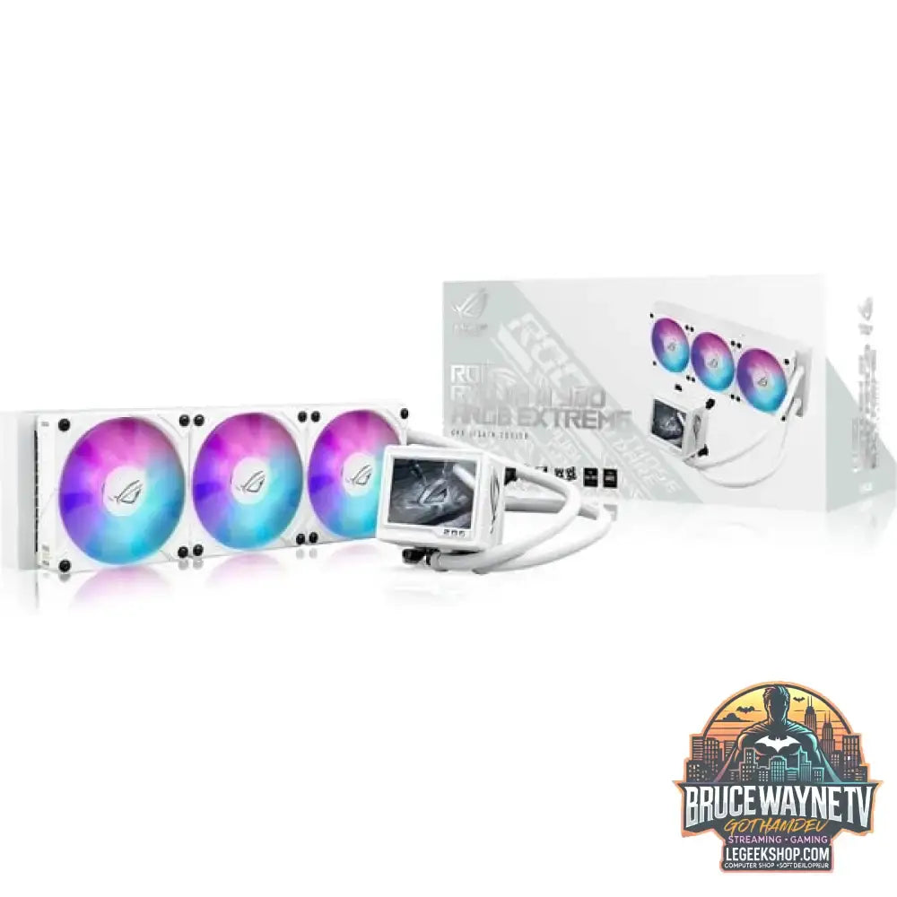 ASUS ROG Ryujin III 360 ARGB Extreme White, Wasserkühlung weiß - ASUS - vue 34