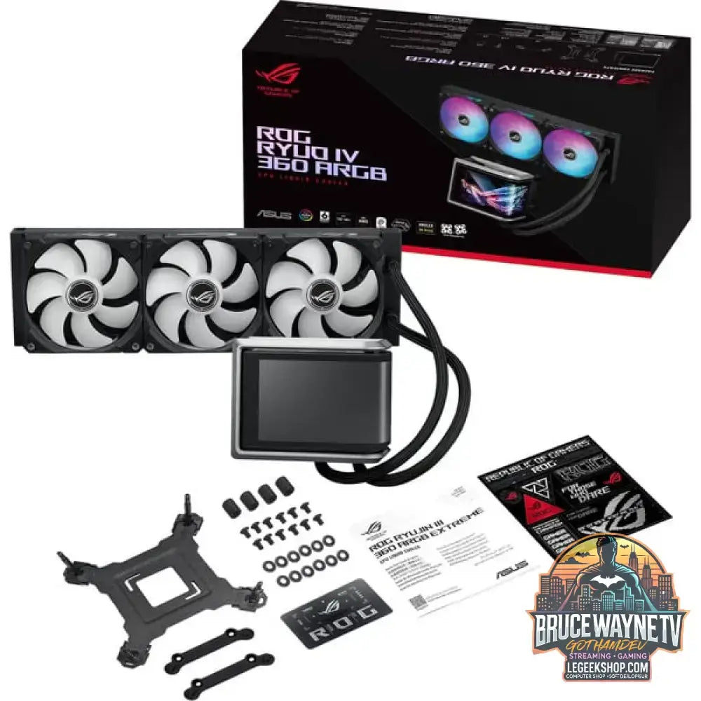 ASUS ROG RYUO IV 360 ARGB, Wasserkühlung schwarz - ASUS - vue 13