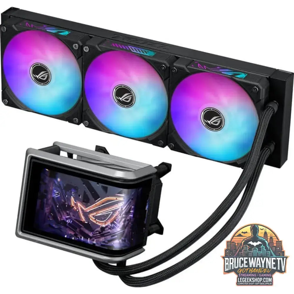 ASUS ROG RYUO IV 360 ARGB, Wasserkühlung schwarz - ASUS - vue 4