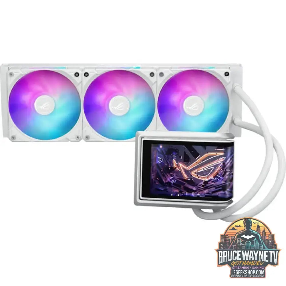 ASUS ROG RYUO IV 360 ARGB WHT, Wasserkühlung weiß - ASUS - vue 3