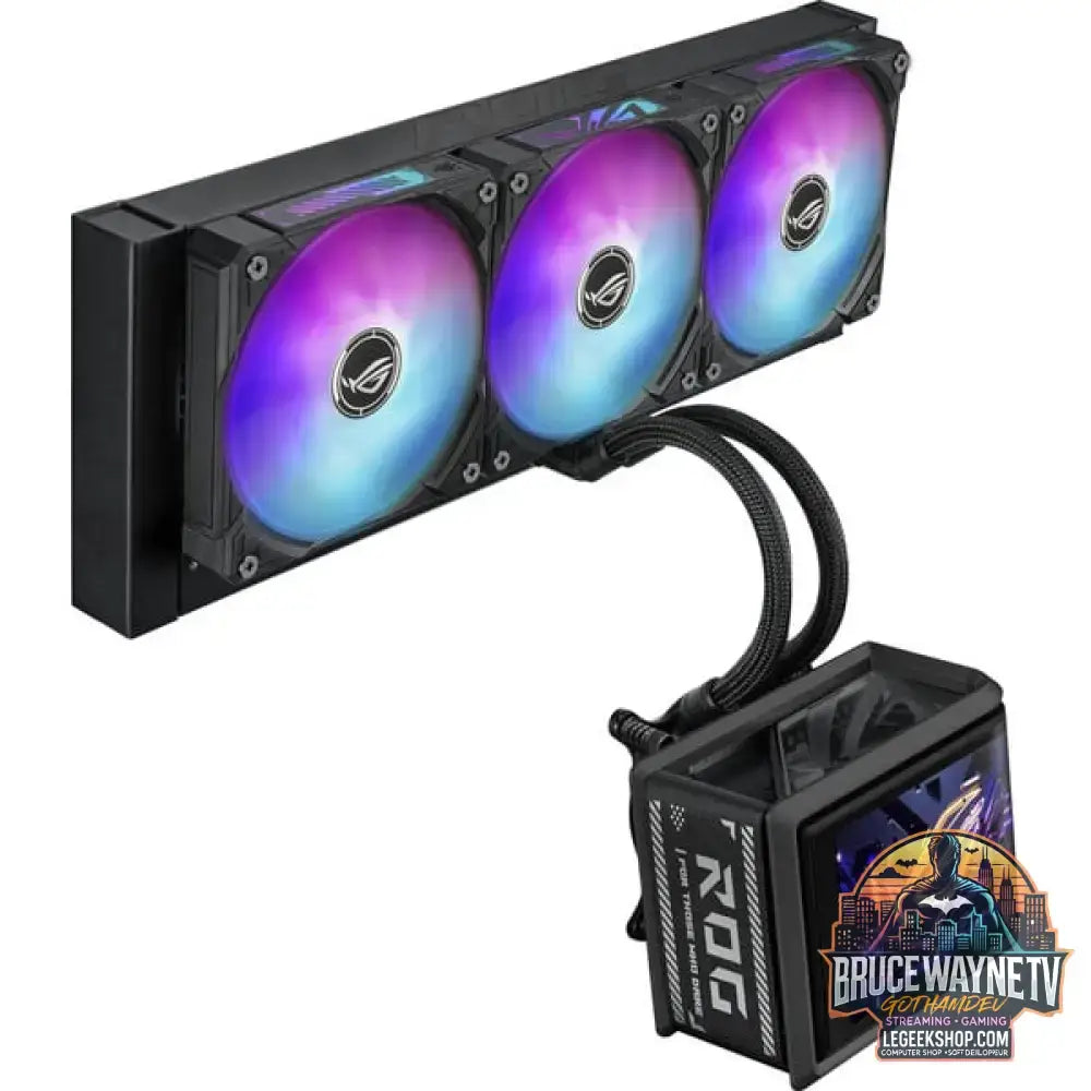 ASUS ROG Ryuo IV SLC 360 ARGB, Wasserkühlung schwarz - ASUS - vue 2