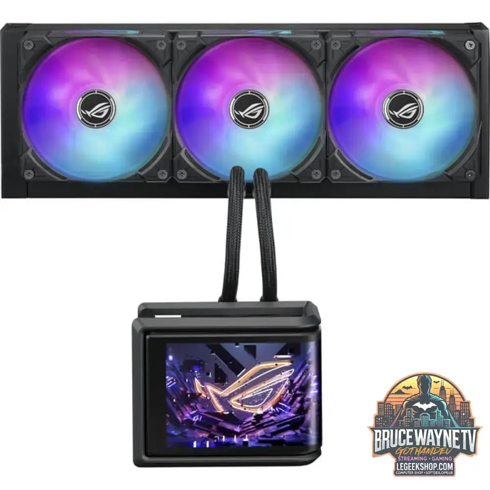 ASUS ROG Ryuo IV SLC 360 ARGB, Wasserkühlung schwarz - ASUS - vue 4