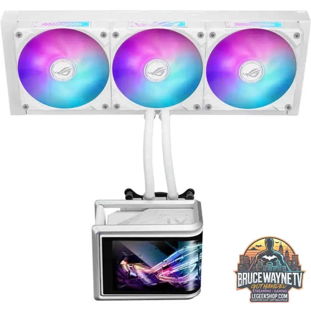 ASUS ROG Ryuo IV SLC 360 ARGB WHT, Wasserkühlung weiß - ASUS - vue 2