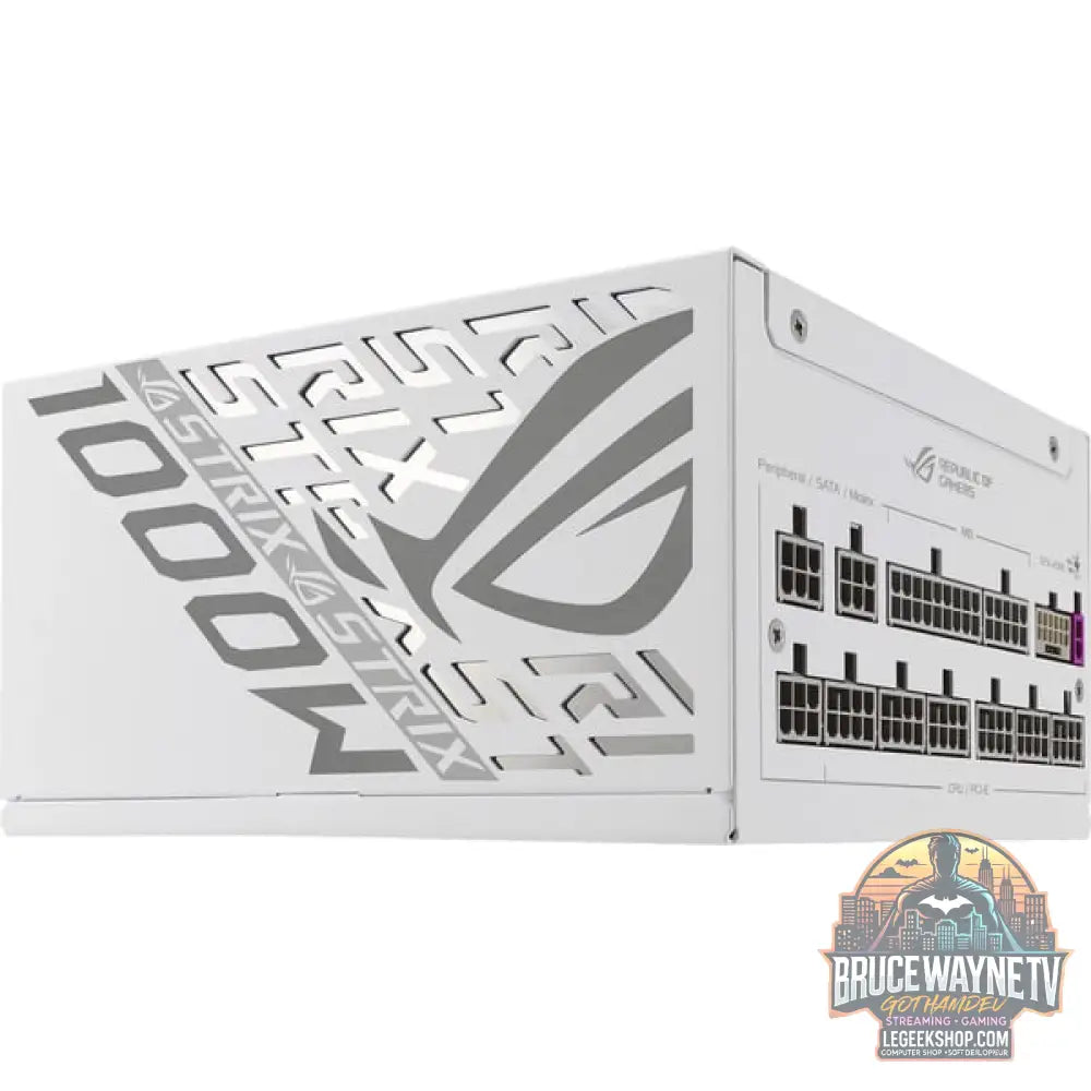 ASUS ROG Strix 1000W Platinum White Edition (ROG Equalizer), alimentation PC - ASUS - vue 4