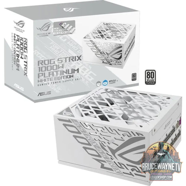 ASUS ROG Strix 1000W Platinum White Edition (ROG Equalizer), alimentation PC - ASUS