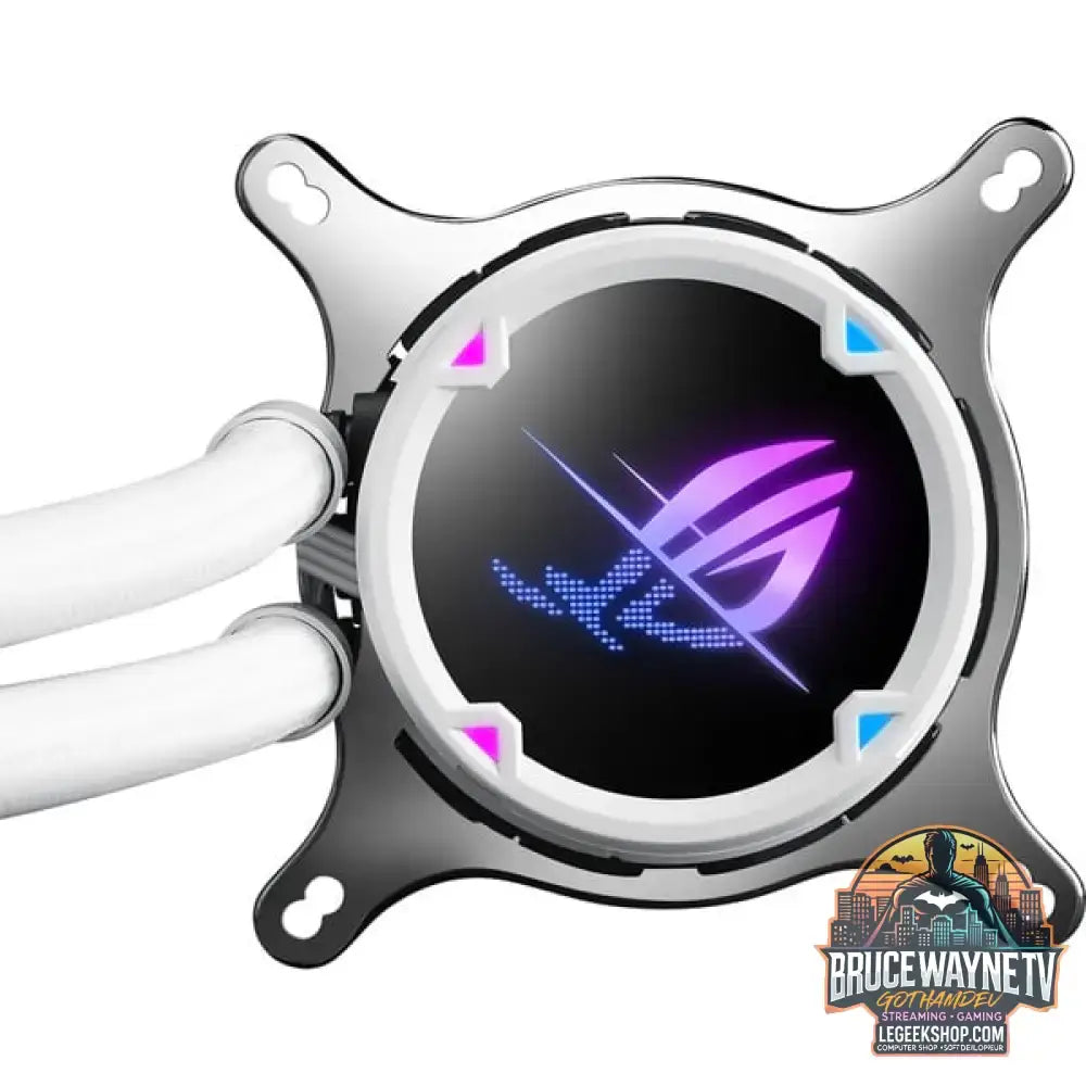 ASUS ROG STRIX LC II 240 ARGB, Wasserkühlung weiß - ASUS - vue 4