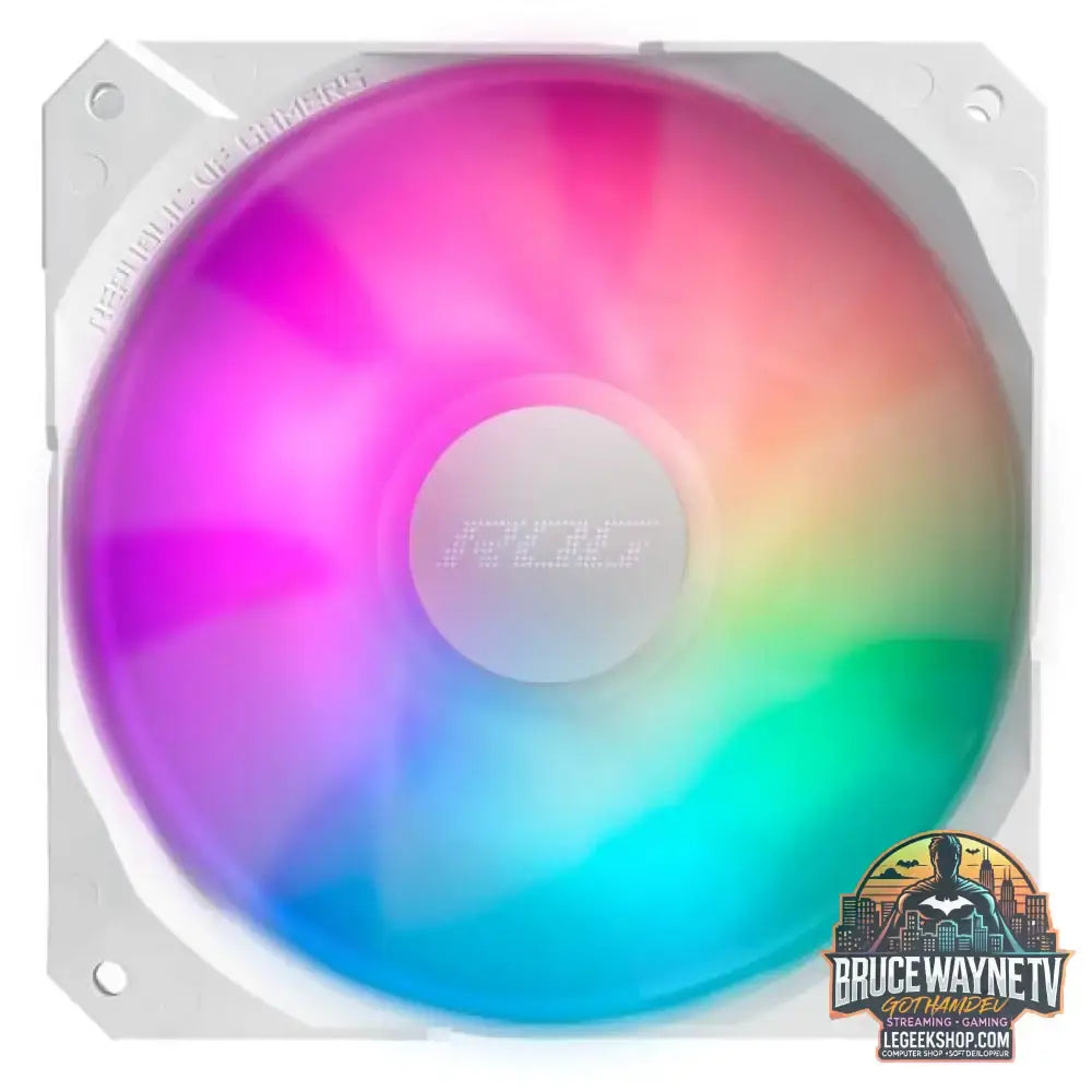 ASUS ROG STRIX LC II 240 ARGB White Edition, Wasserkühlung weiß - ASUS - vue 3
