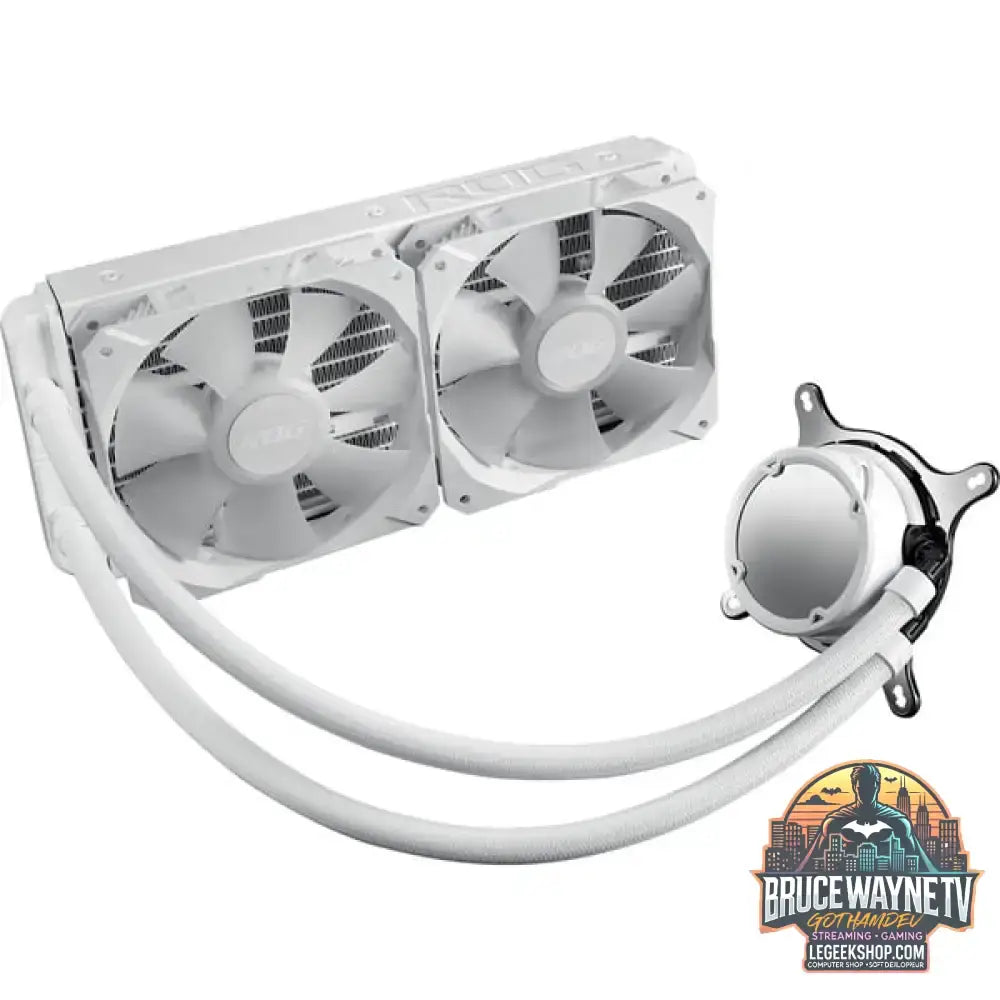 ASUS ROG STRIX LC II 240 ARGB White Edition, Wasserkühlung weiß - ASUS - vue 2
