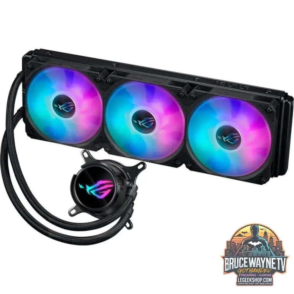 ASUS ROG STRIX LC III 360mm ARGB, Wasserkühlung schwarz - ASUS - vue 3