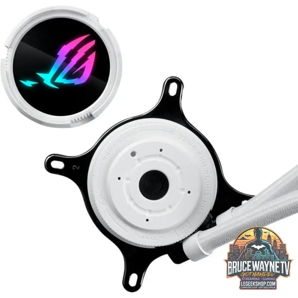 ASUS ROG STRIX LC III 360mm ARGB White Edition, Wasserkühlung weiß - ASUS - vue 6