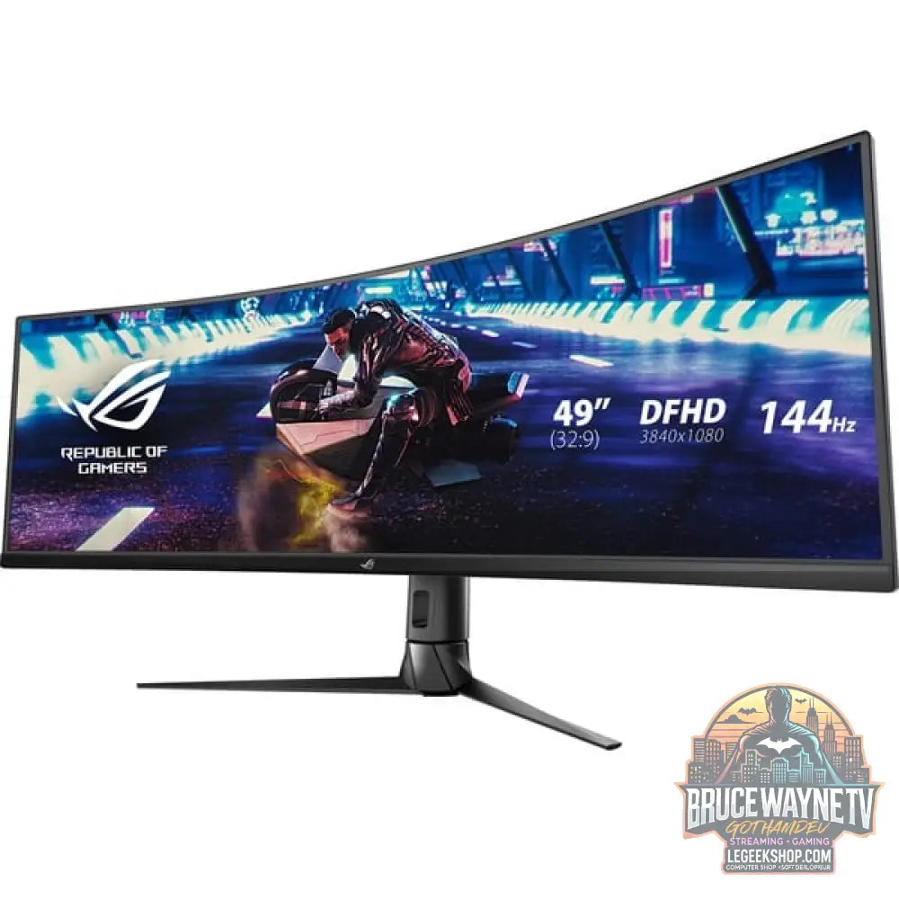 ASUS ROG Strix XG49VQ, Gaming-Monitor - vue 3