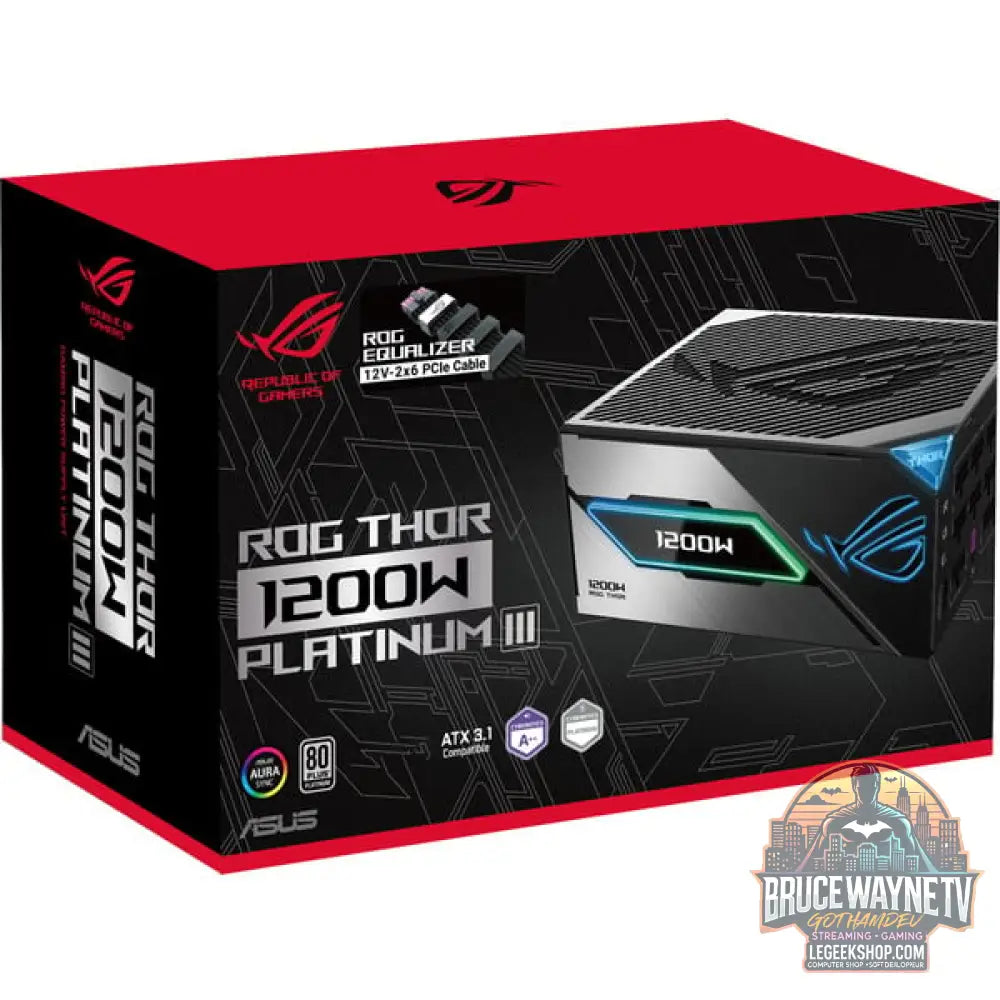 ASUS ROG Thor 1200W Platinum III (ROG Equalizer), alimentation PC - ASUS - vue 12