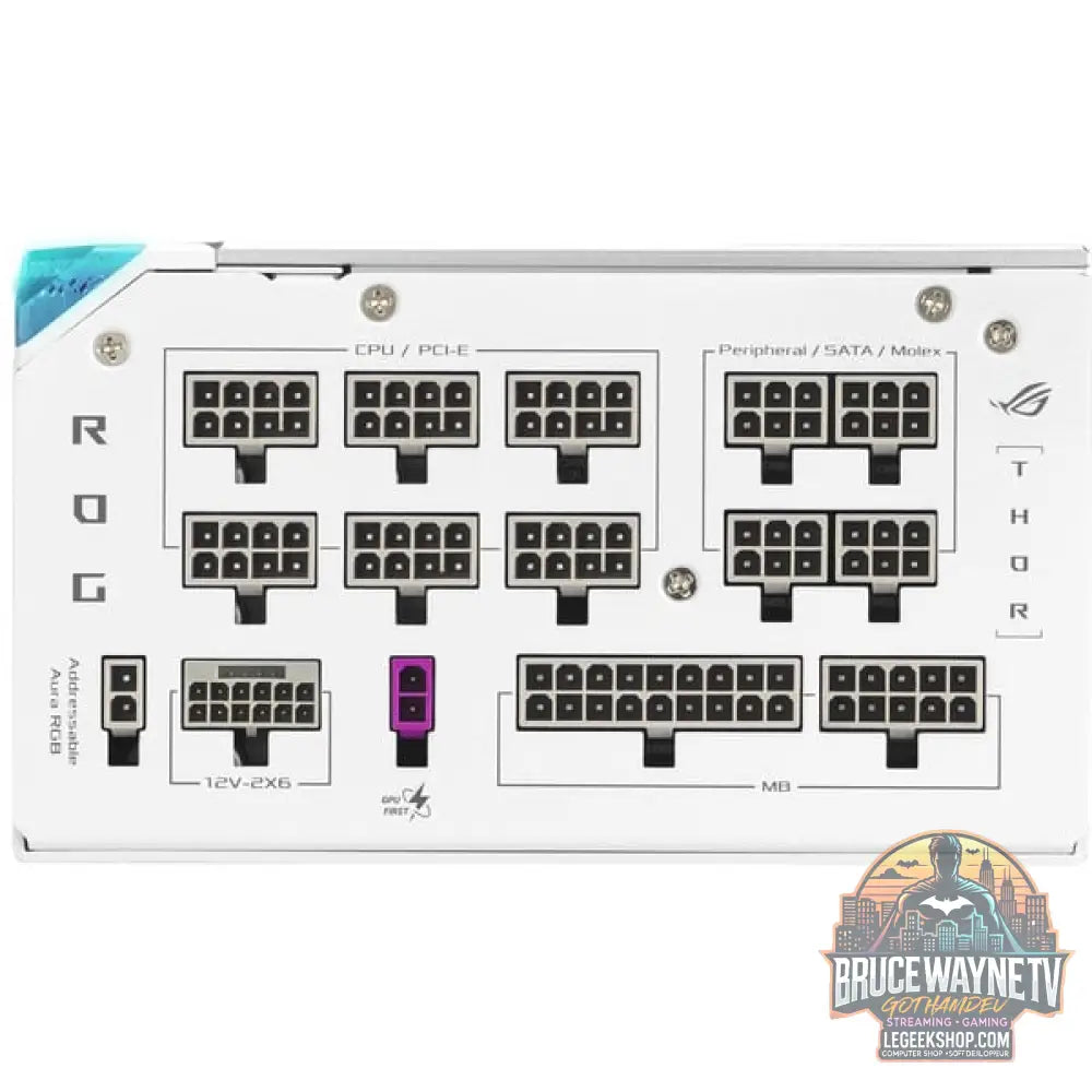 ASUS ROG Thor 1200W Platinum III White Edition (ROG Equalizer), alimentation PC - ASUS - vue 8