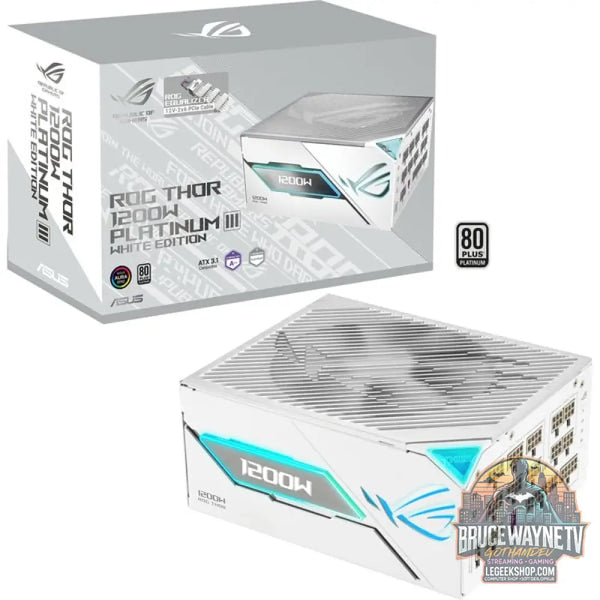 ASUS ROG Thor 1200W Platinum III White Edition (ROG Equalizer), alimentation PC - ASUS