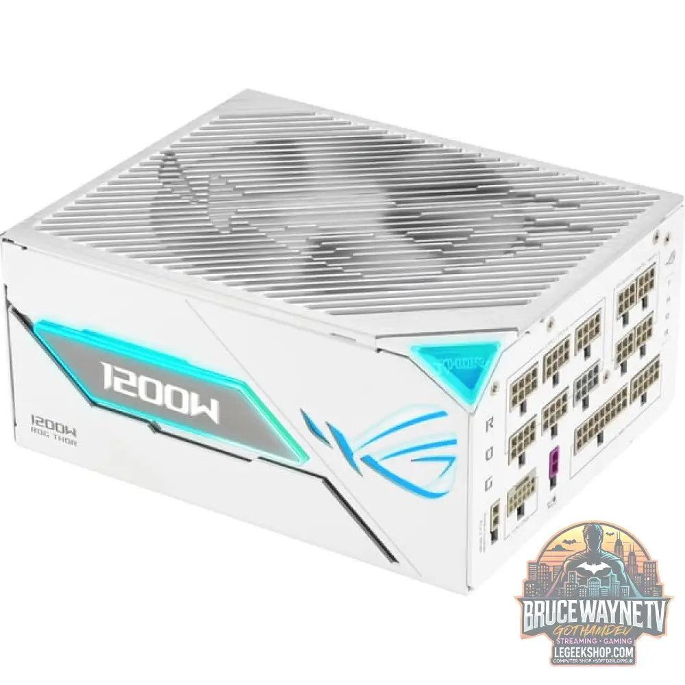 ASUS ROG Thor 1200W Platinum III White Edition (ROG Equalizer), alimentation PC - ASUS - vue 6