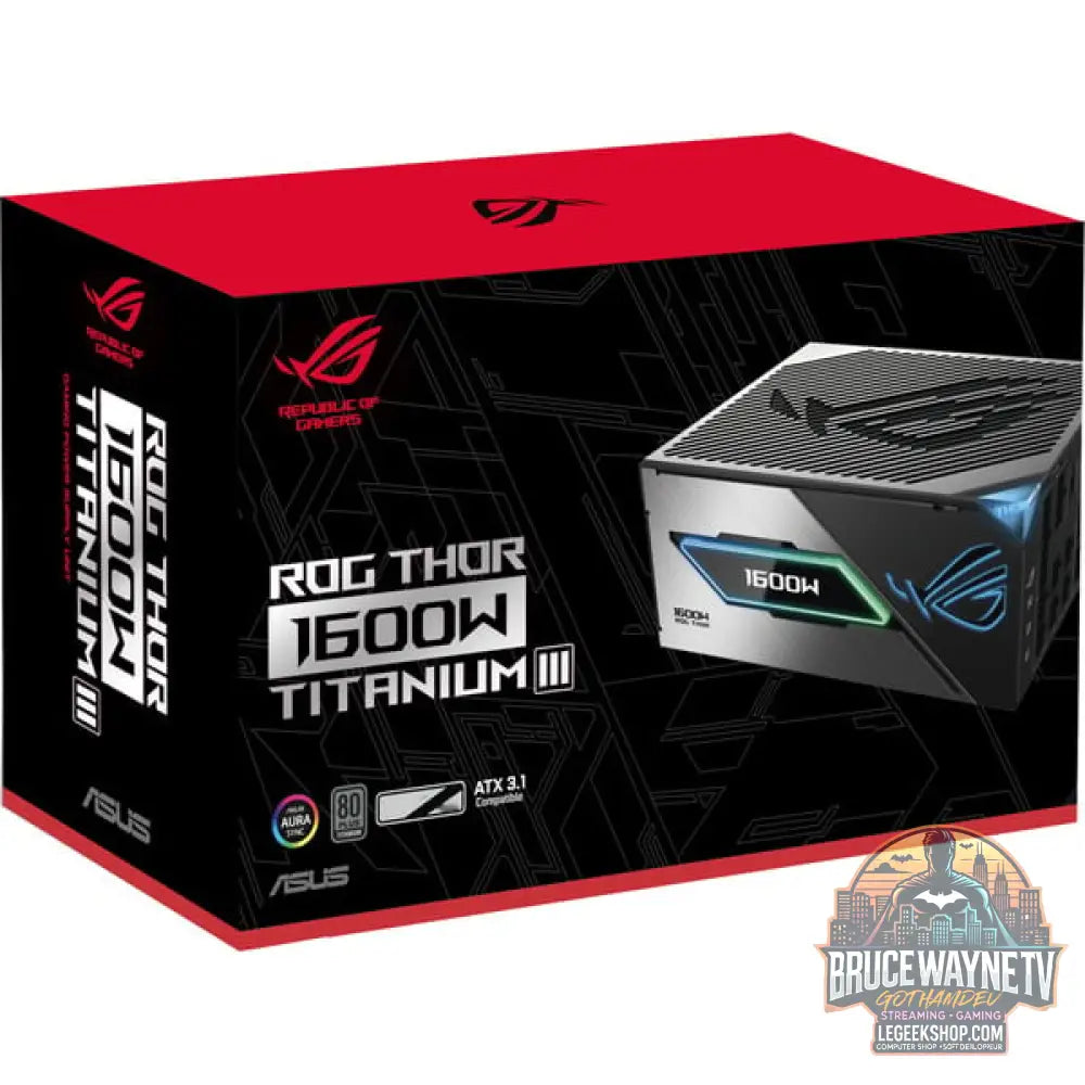 ASUS ROG Thor 1600W Titanium III EVO (ROG Equalizer), alimentation PC - ASUS - vue 10