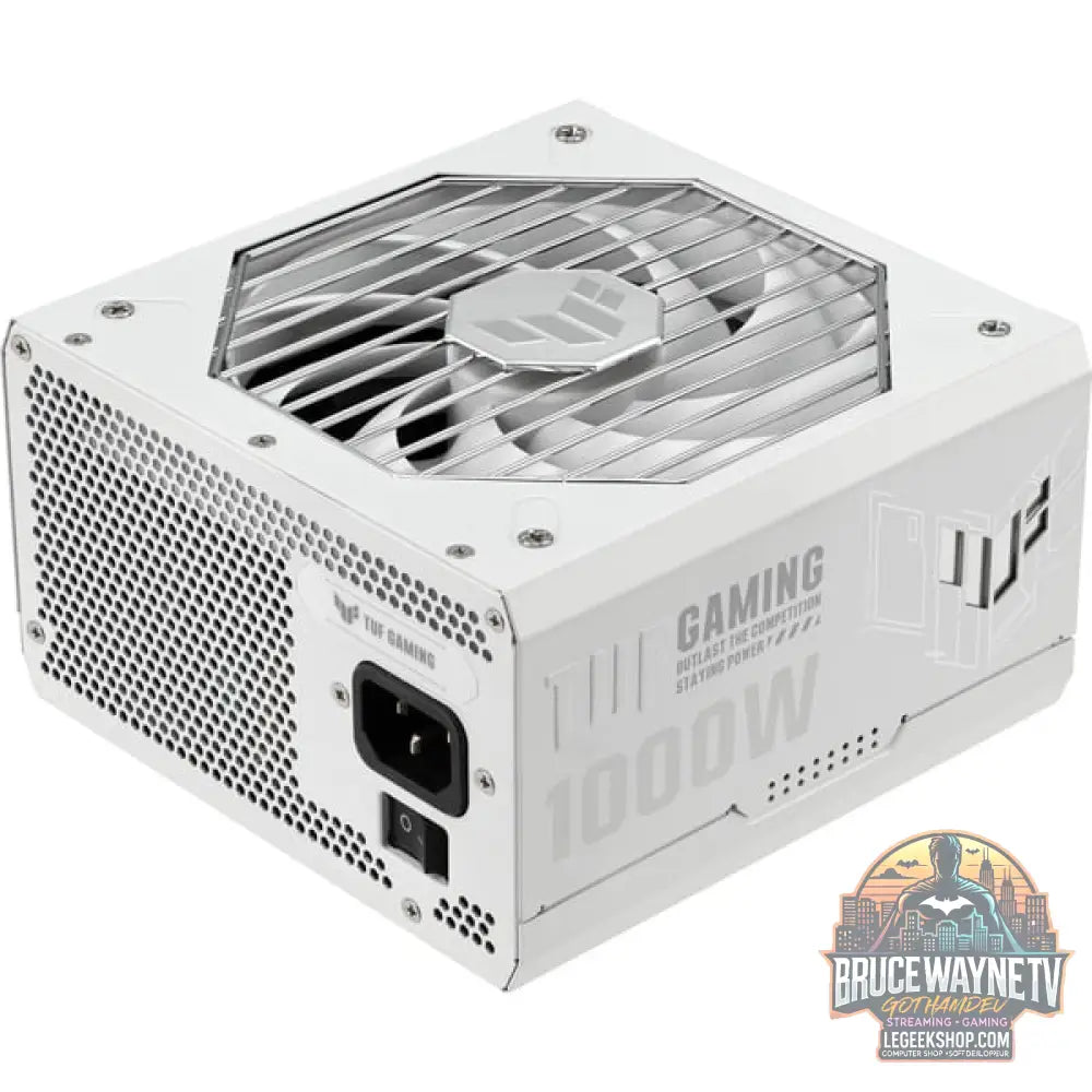 ASUS TUF Gaming 1000W Gold White Edition, alimentation PC - ASUS - vue 3
