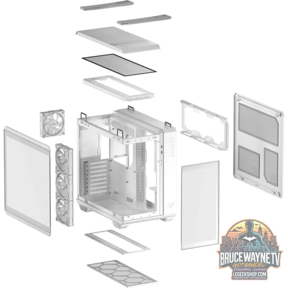 ASUS TUF GAMING GT502 HORIZON ARGB, Tower-Gehäuse - ASUS - vue 18