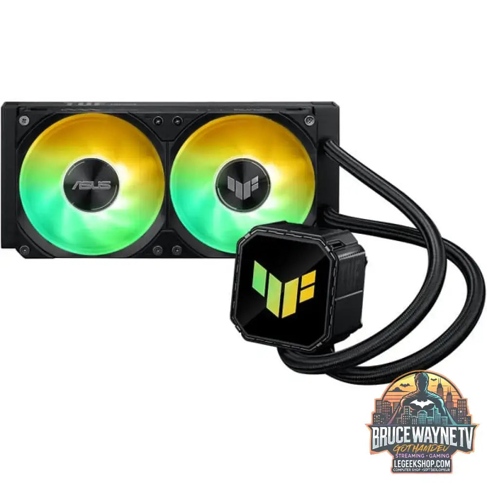 ASUS TUF Gaming LC III 240 ARGB, Wasserkühlung schwarz - ASUS - vue 3