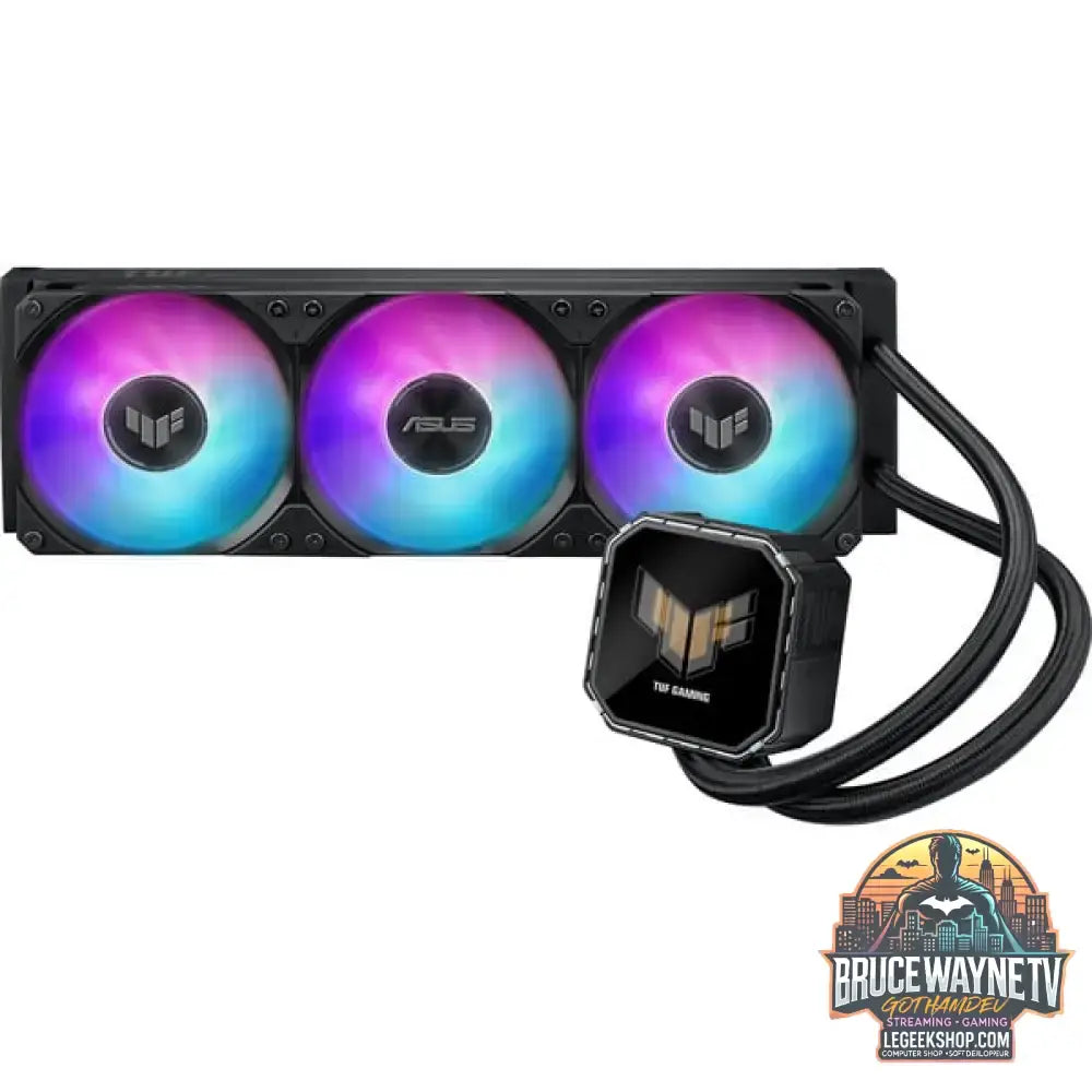 ASUS TUF Gaming LC III 360 ARGB LCD, Wasserkühlung schwarz - ASUS - vue 3