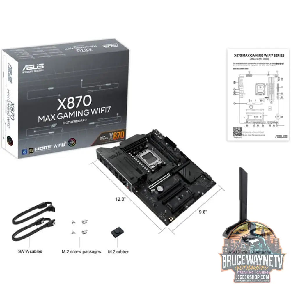 ASUS X870 MAX GAMING WIFI7, carte mère - ASUS - vue 12