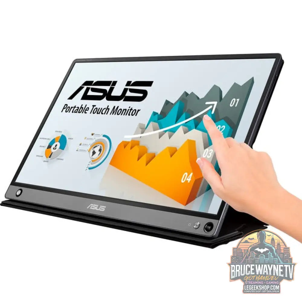 ASUS ZenScreen Touch MB16AMTR 15,6" Full HD IPS 60 Hz - ASUS - vue 3