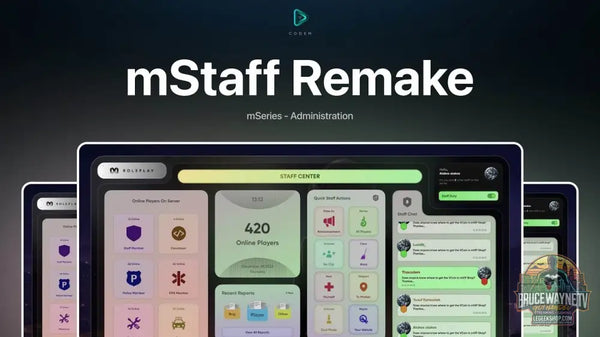 ⚙️ mStaff Remake Open Source — panel admin, photo principale LeGeekShop