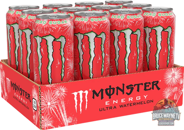 Monster Energy Ultra Pastèque (12 x 500 ml) ou à l'unité - Legeekshop