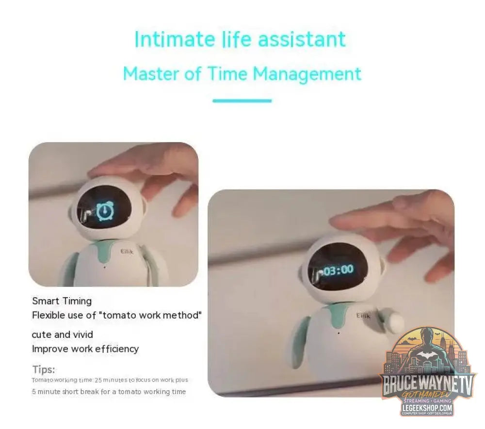 🤖 Eilik – Robot compagnon intelligent avec interaction émotionnelle AI - Legeekshop
