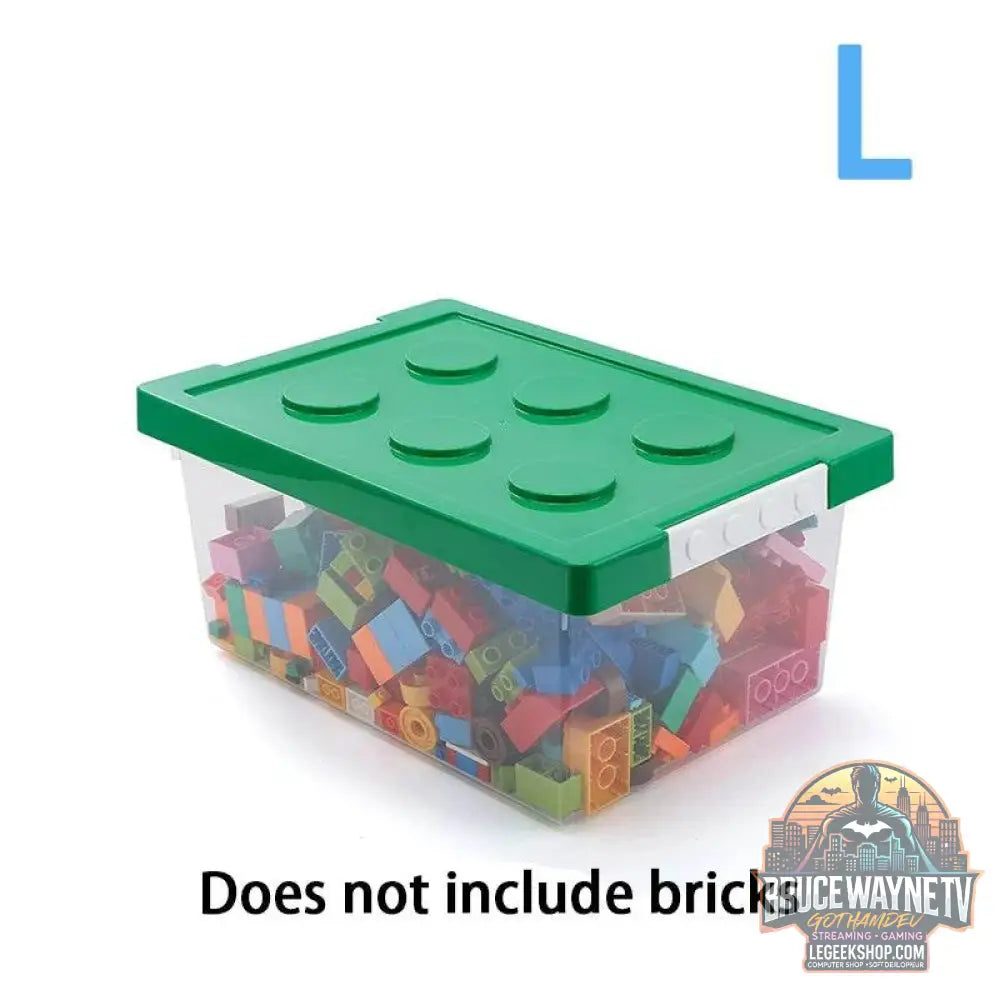 🧸 Boîte de Rangement Empilable – Organisateur Blocs de Construction & Jouets | Taille S ou L - Legeekshop