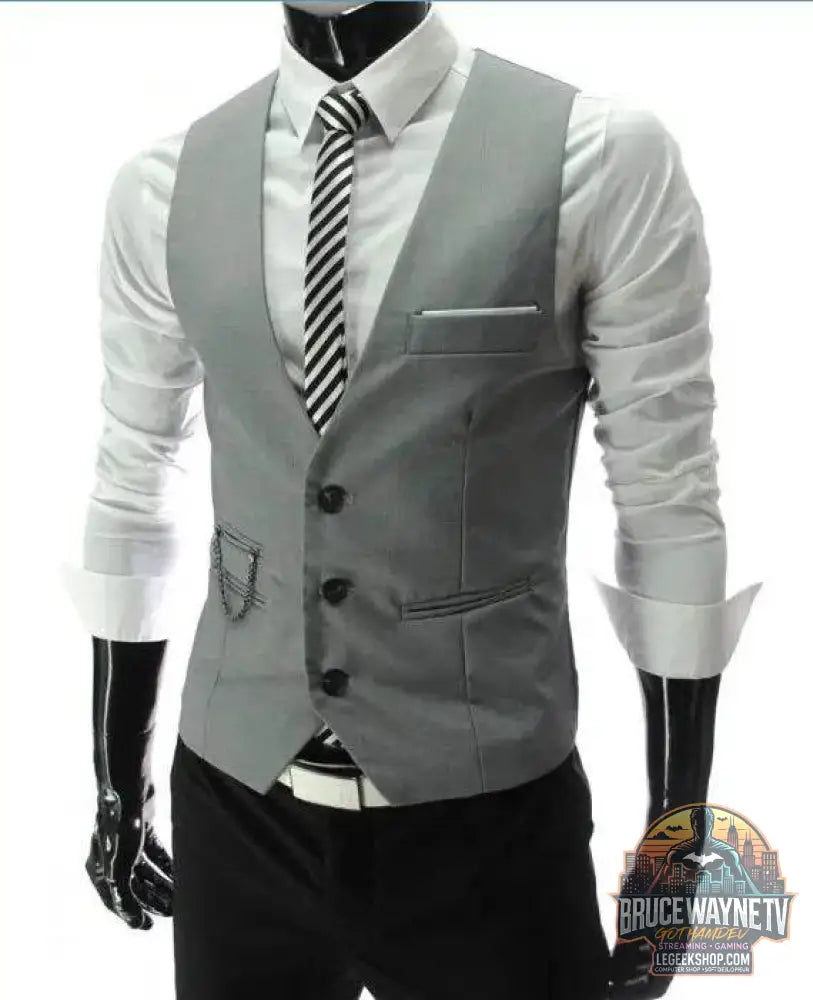 Gilet Homme Formelle et Décontracté | HANQIU | Mode Business & Casual | 2024 - Legeekshop
