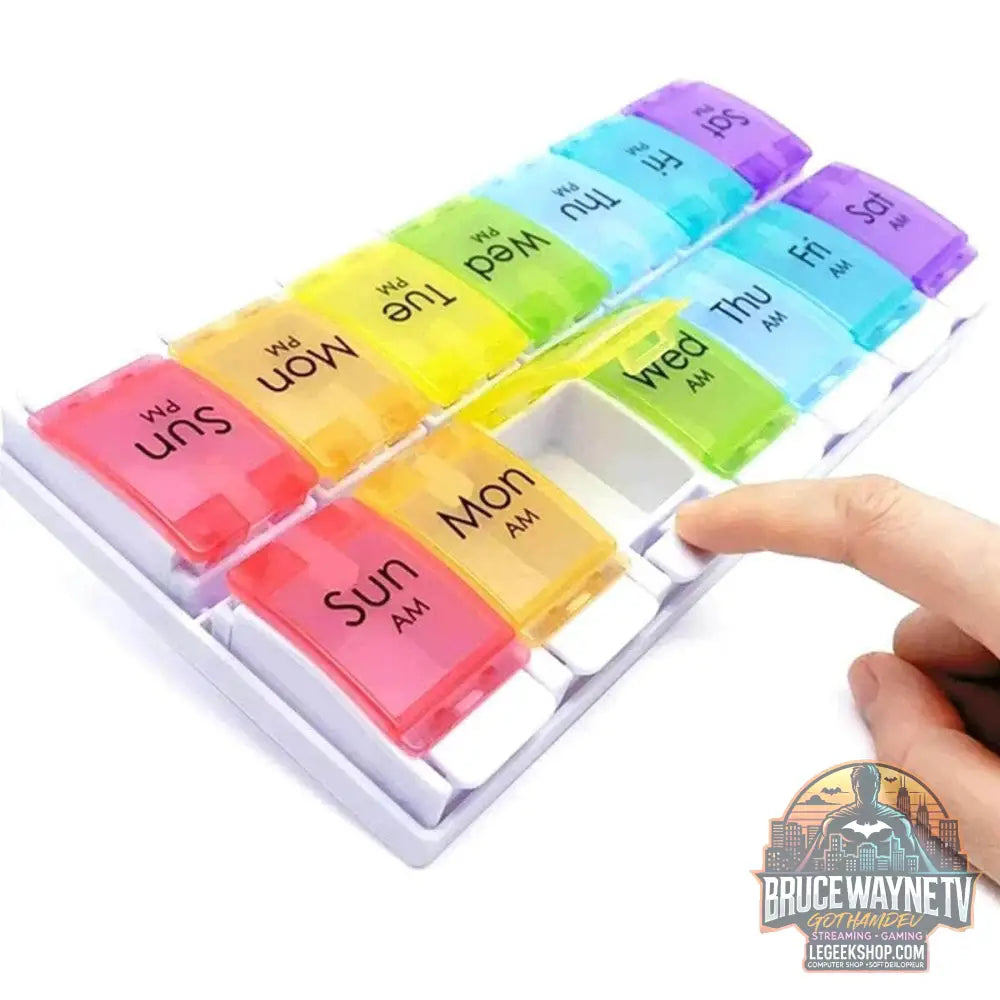 💊 Boîte à Pilules Hebdomadaire et Mensuelle – 7/14/28 Jours | Organisateur de Médicaments - Legeekshop