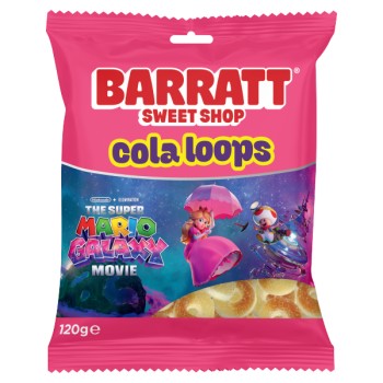 Barratt Super Mario Galaxy Cola Loops 120 Gr x 12