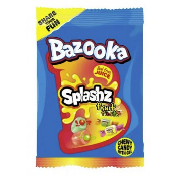 Bazooka Splashz Fruit Fiesta 120 Gr x 12