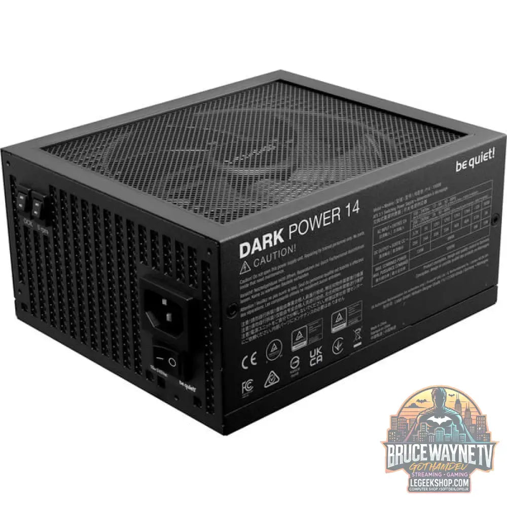 be quiet! DARK POWER 14 1000W, alimentation PC - vue 3
